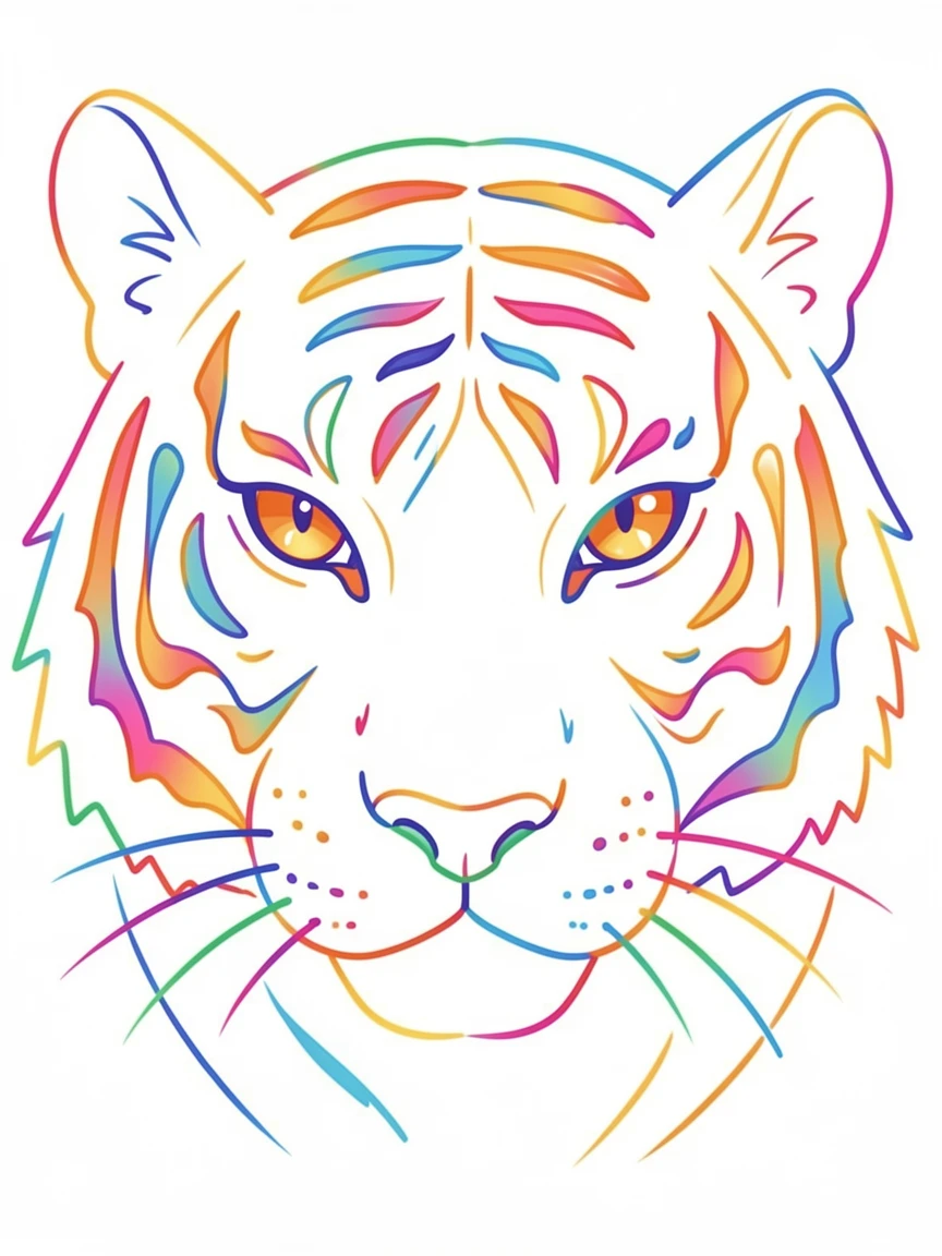 A close-up of a tiger's face with intense, focused amber eyes.