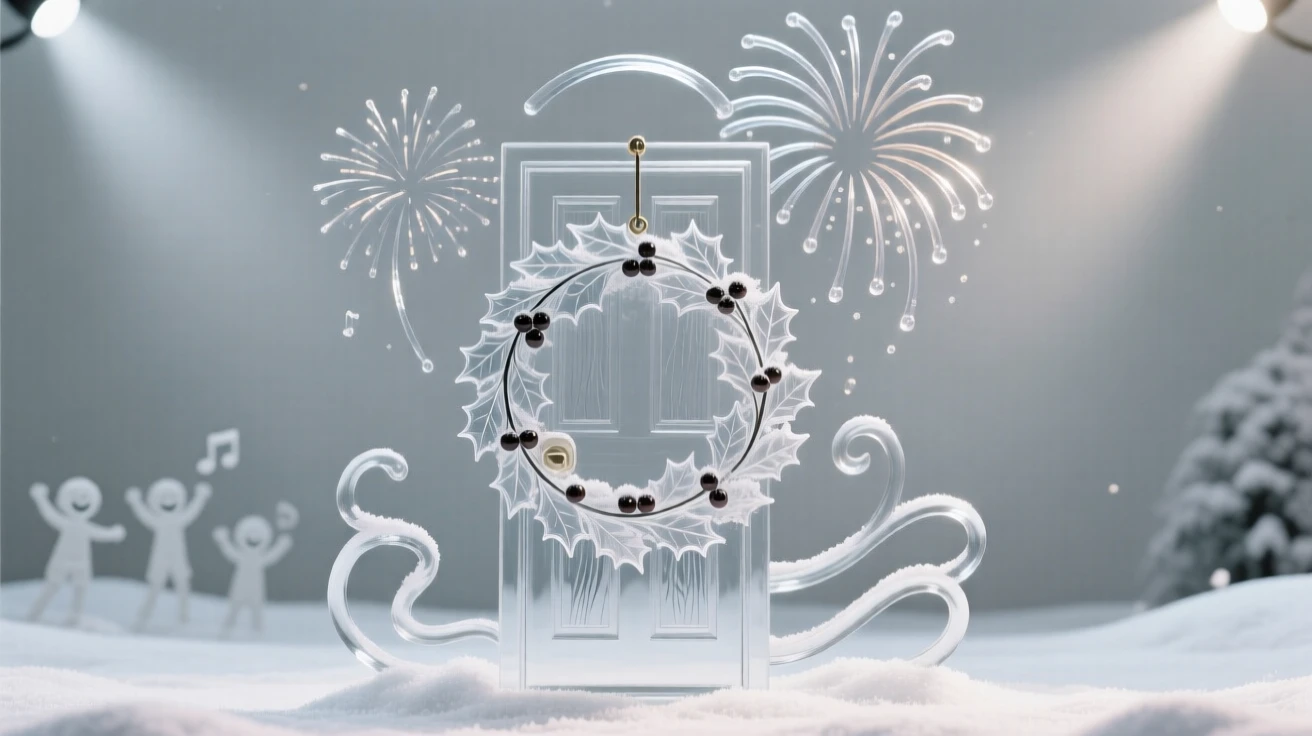 With fireworks lighting up the summer sky, a wreath of holly hanging on a snow-dusted door, while children's laughter rings out across the yard
