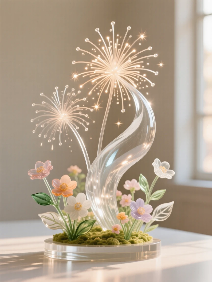 With fireworks lighting up the summer sky, a garden bursting into bloom on the first day of spring, while warm light spills from every window nearby