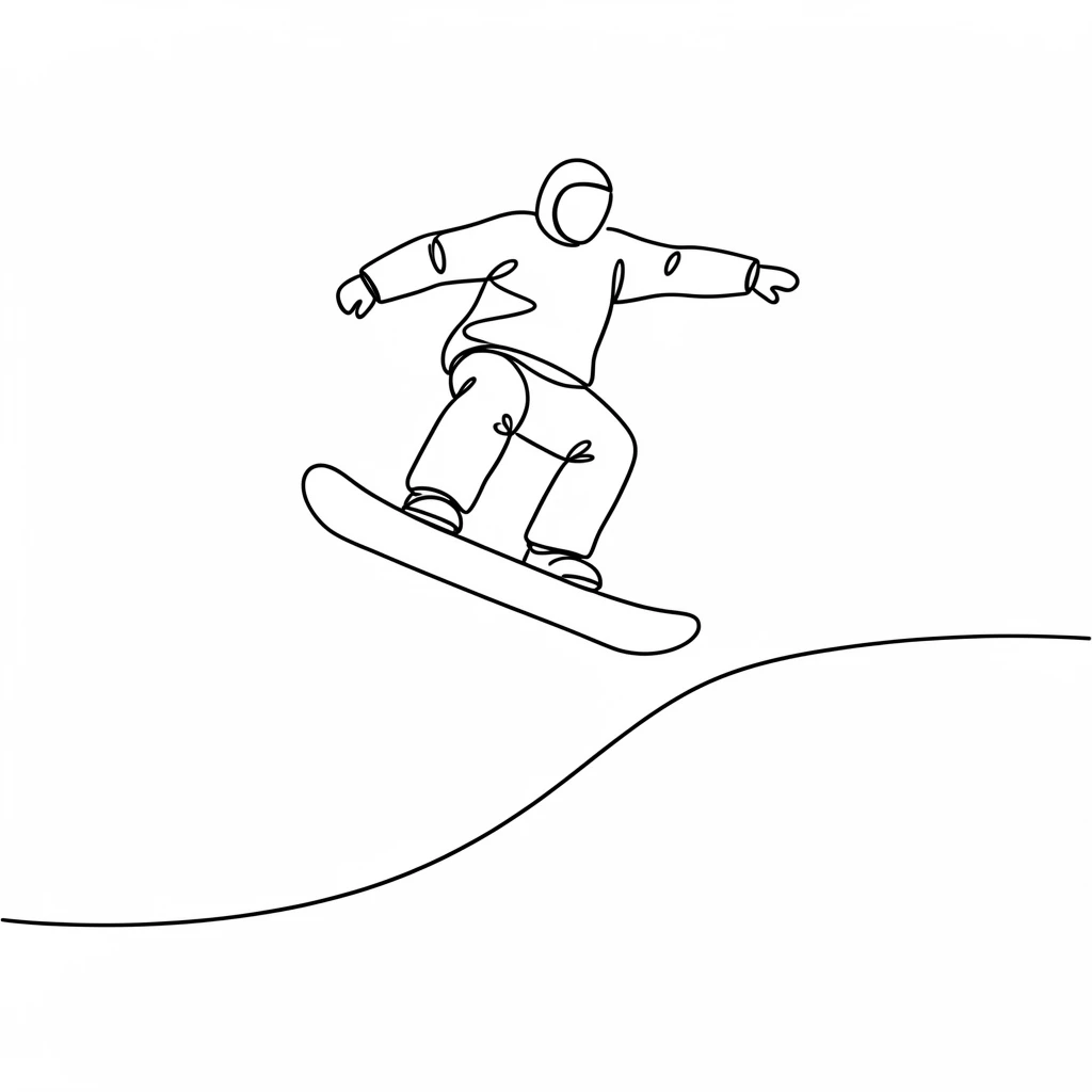 A snowboarder catching air off a snowy jump