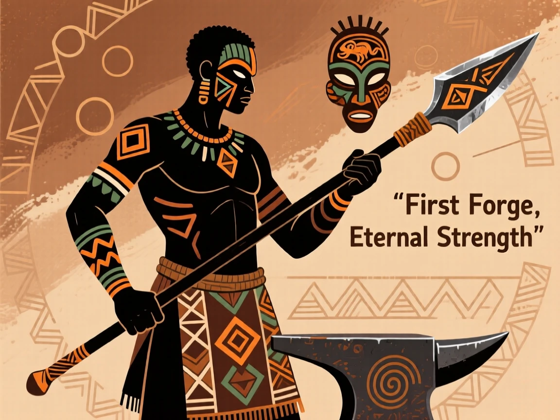 A legendary blacksmith who forged the first iron spear.