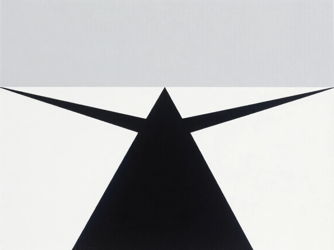 A single path splitting into three directions