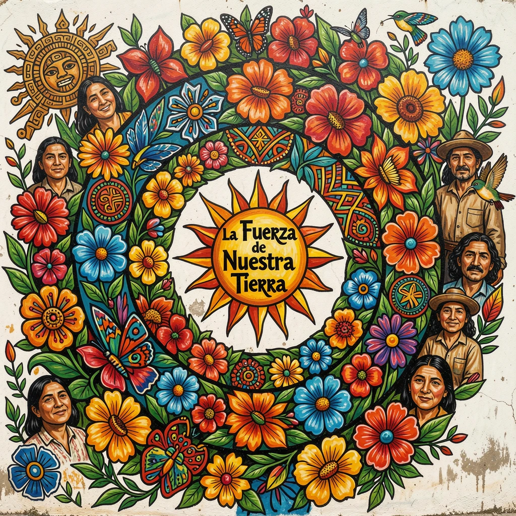 A flower garden arranged in the shape of a colorful spiral