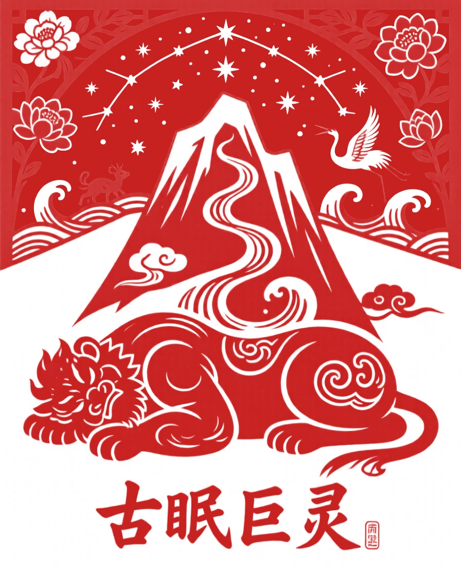 A mountain shaped like a slumbering giant, spiraling upward toward a sky full of unfamiliar stars, alive with quiet, ancient magic.