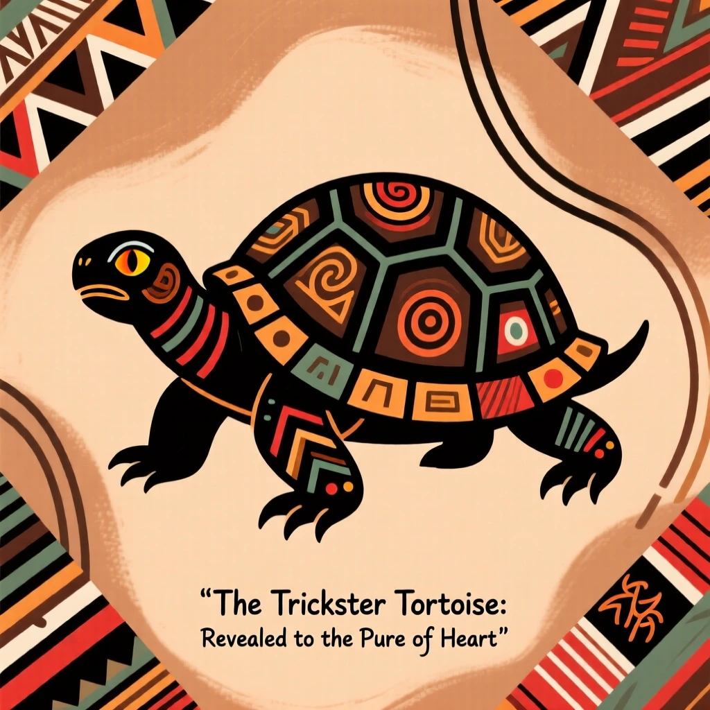 A legendary trickster tortoise appearing only to those who are pure of heart.