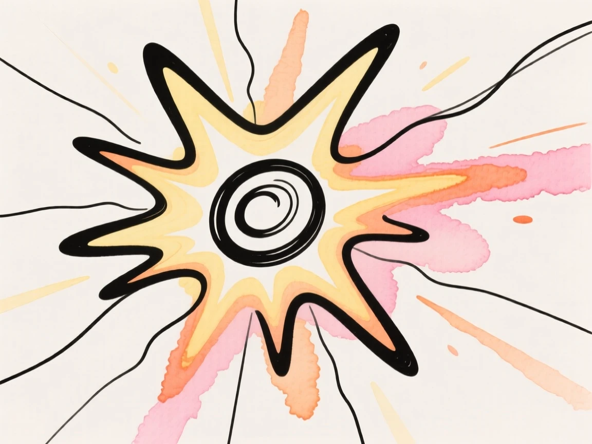 A supernova bursting with light