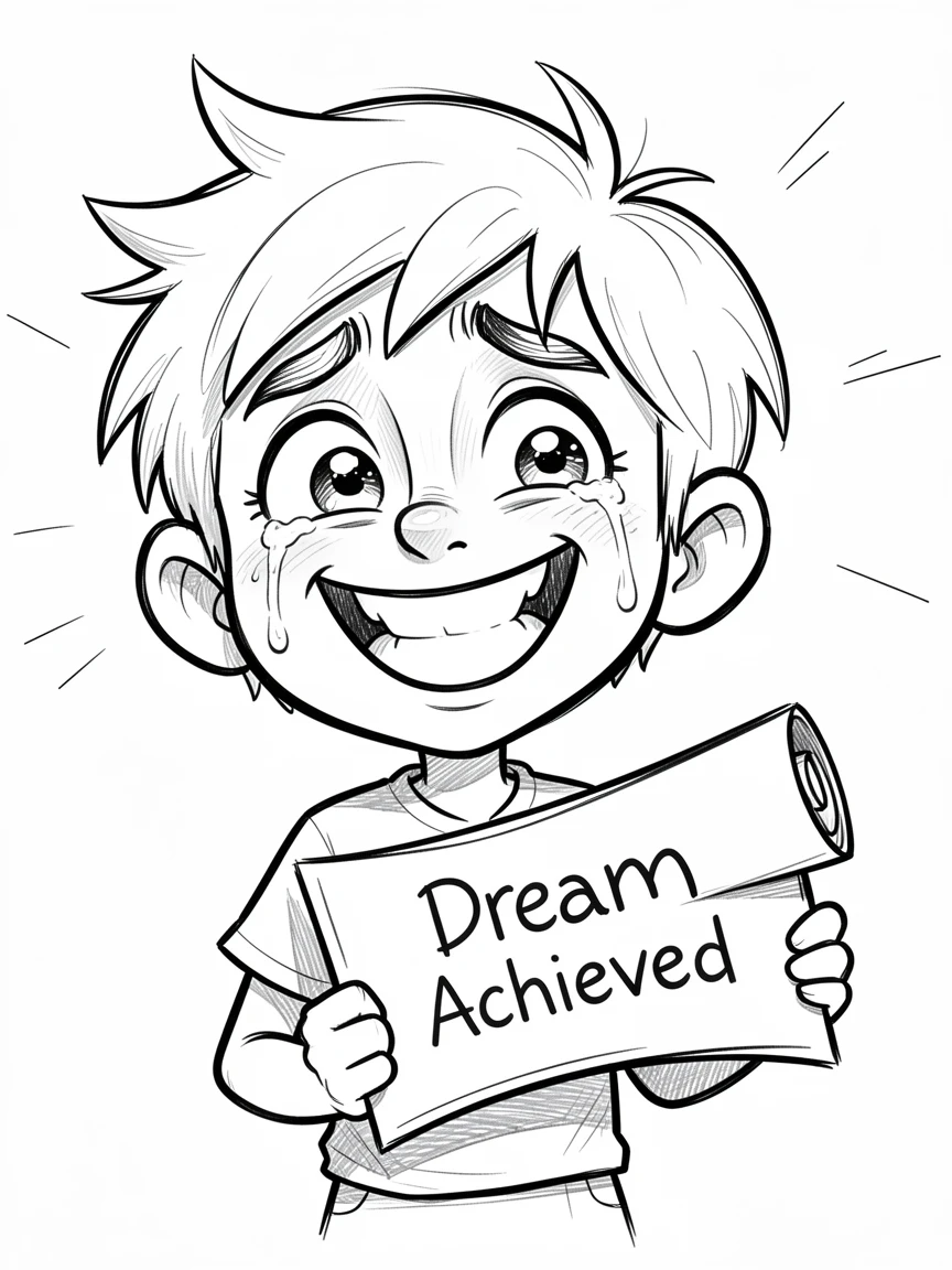[Inspirational & Emotional Scenes] Touching, uplifting scene of a resilient young student achieving a long-awaited dream, evoking deep emotion