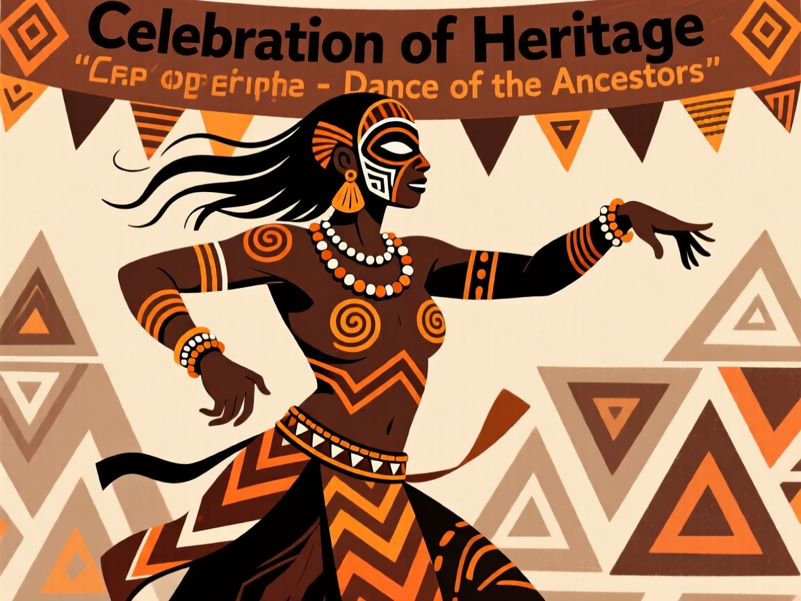 A skilled dancer rehearsing a routine for an upcoming celebration.