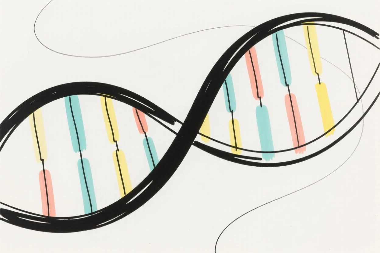 A DNA helix model