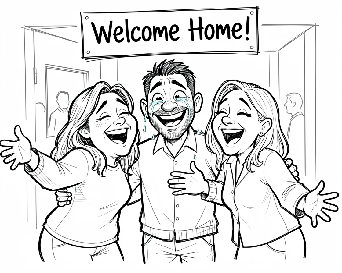 [Inspirational & Emotional Scenes] Touching, uplifting scene of a grateful new immigrant finally reuniting with loved ones, evoking deep emotion