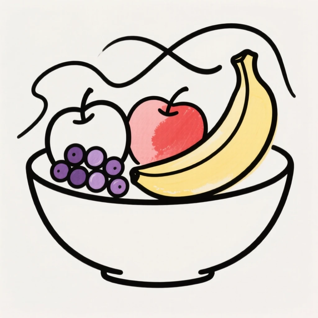 A bowl of fresh fruit for a healthy breakfast