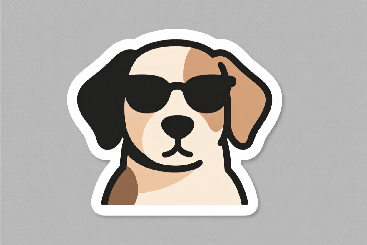 An undeniably heart-melting dog wearing sunglasses looking effortlessly cool, framed in soft cozy lighting, the kind of moment everyone wants to share.