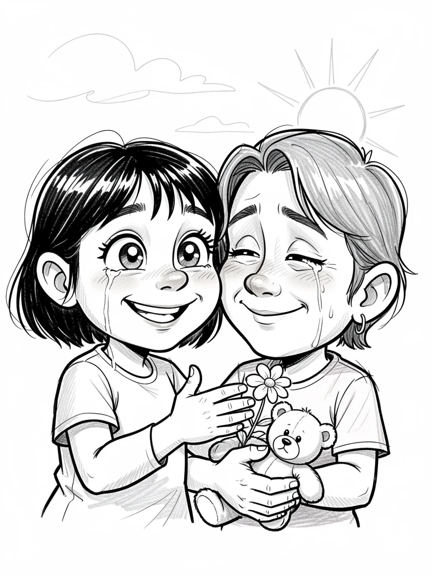 [Inspirational & Emotional Scenes] Touching, uplifting scene of a hopeful foster child helping someone else in their moment of need, evoking deep emotion