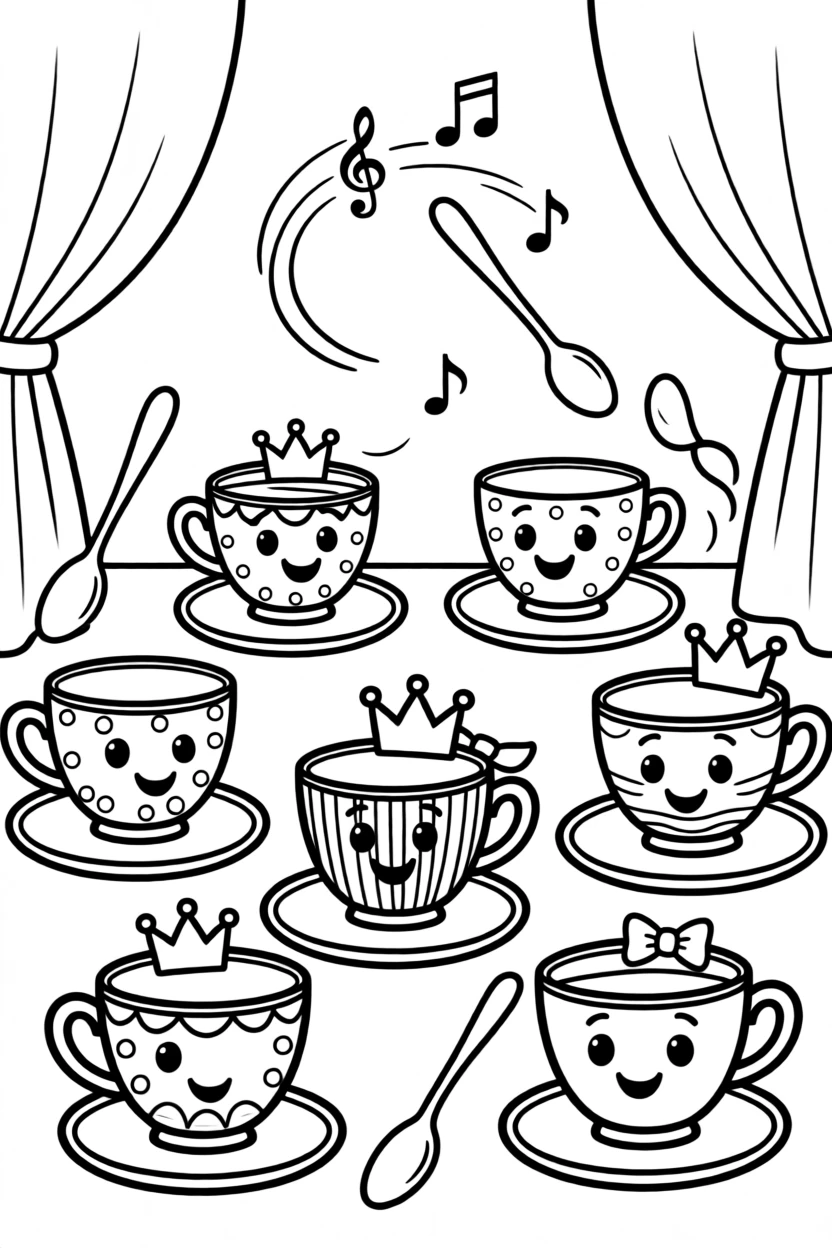 A kingdom of talking teacups and dancing teaspoons