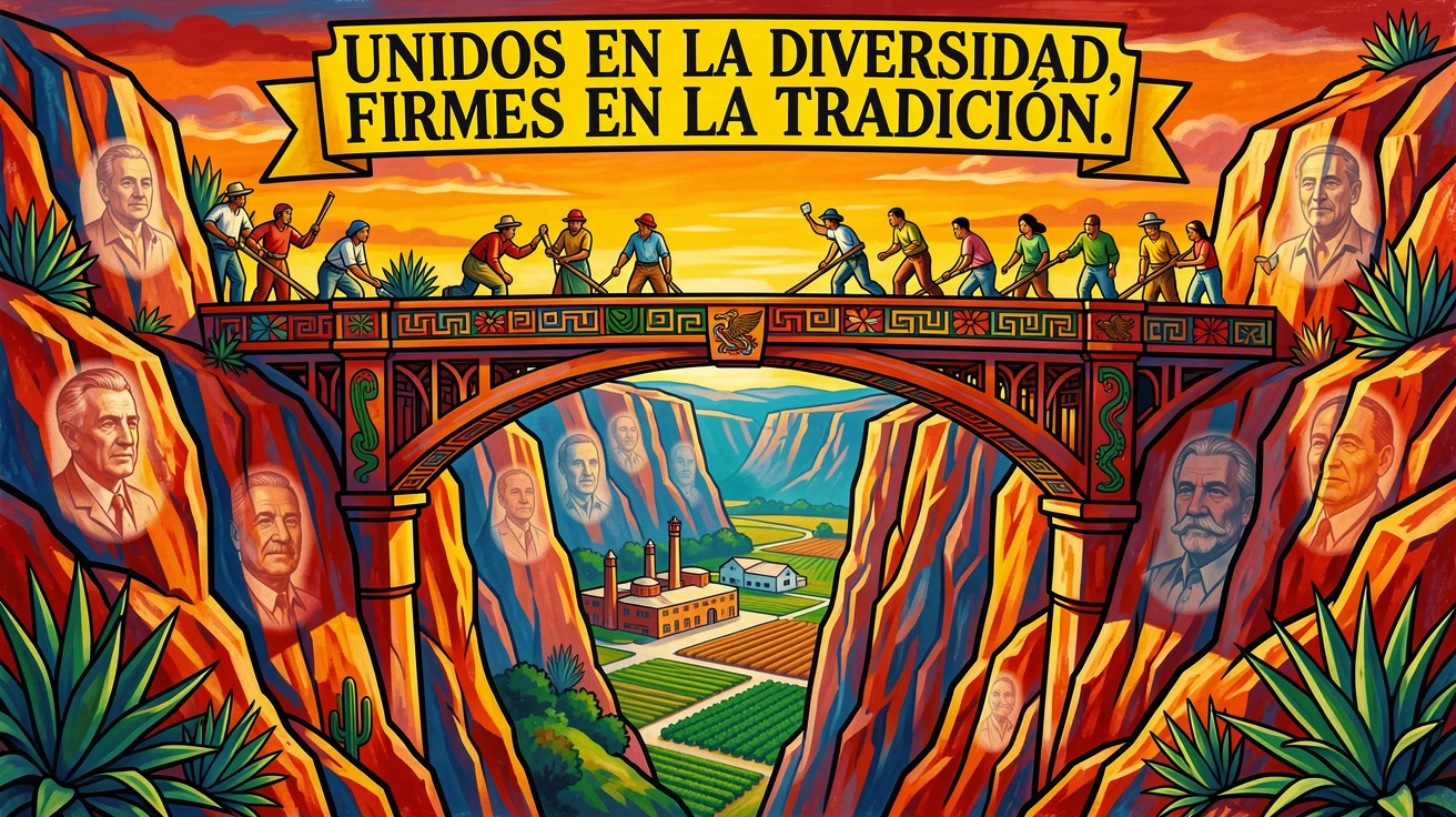 A bridge connecting two cliffs across a deep canyon