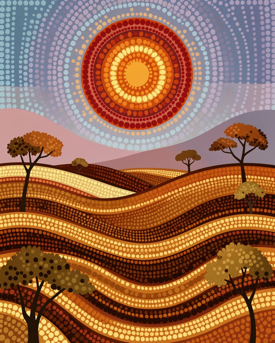 A sun-drenched savanna stretching to the horizon