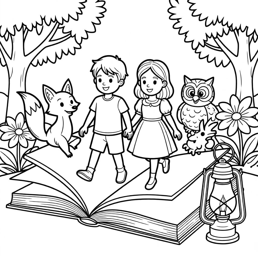 A world where books come alive and characters step off the pages