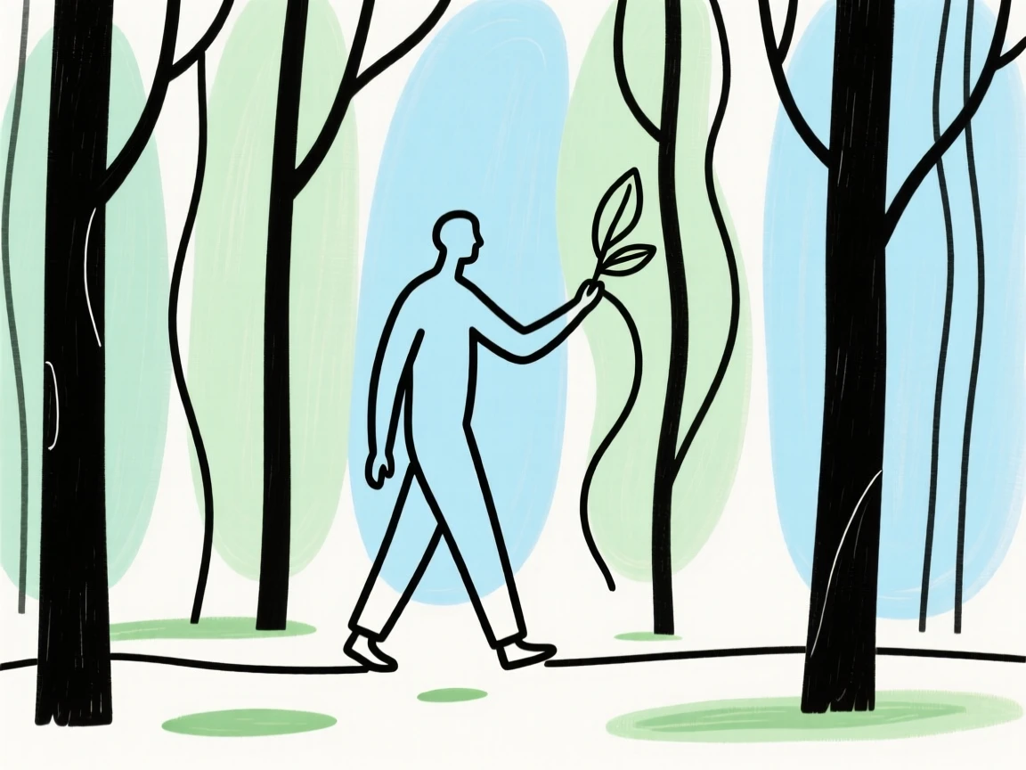 A gentle forest bathing walk