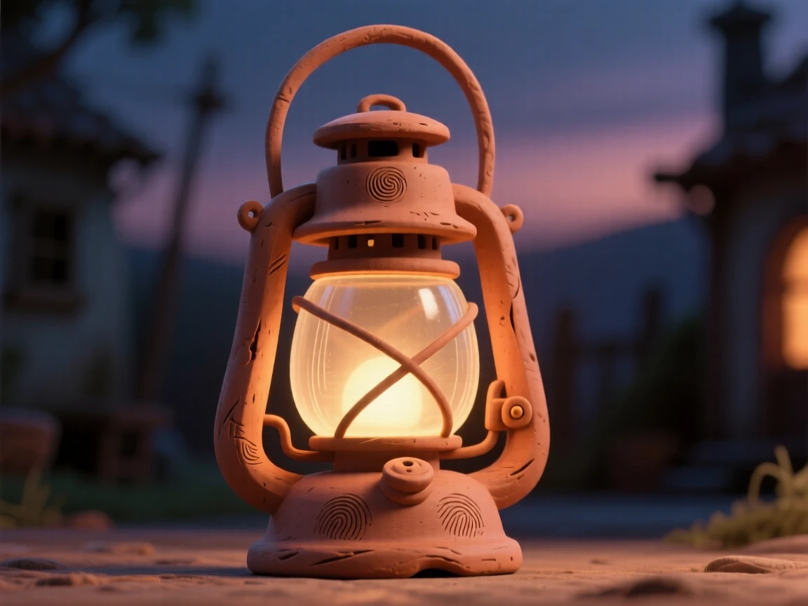 A single lantern that lights an entire village when hung at dusk