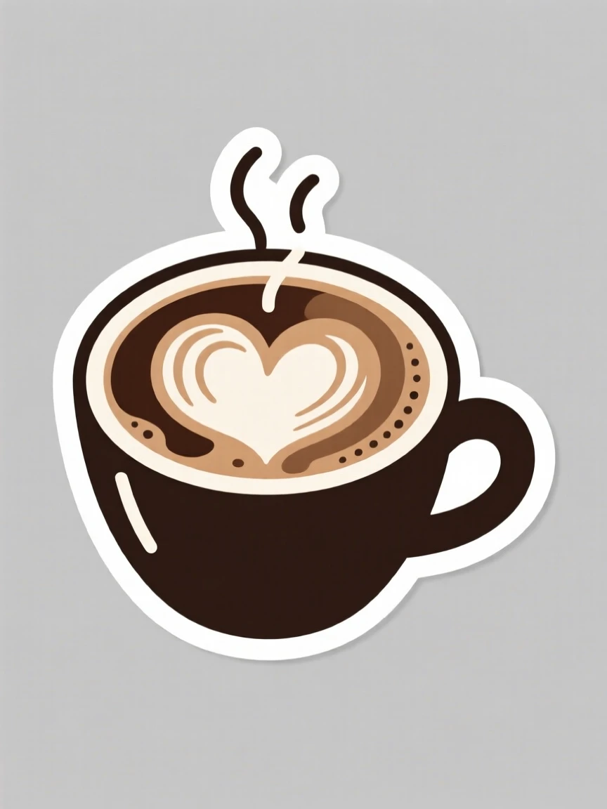 An undeniably heart-melting cup of coffee with a heart drawn in the foam, captured in a candid, feel-good moment, the kind of wholesome scene that brightens a day.
