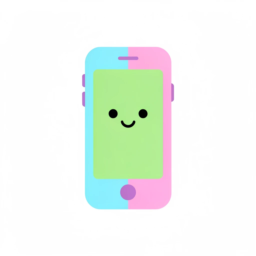phone. make it look cute.