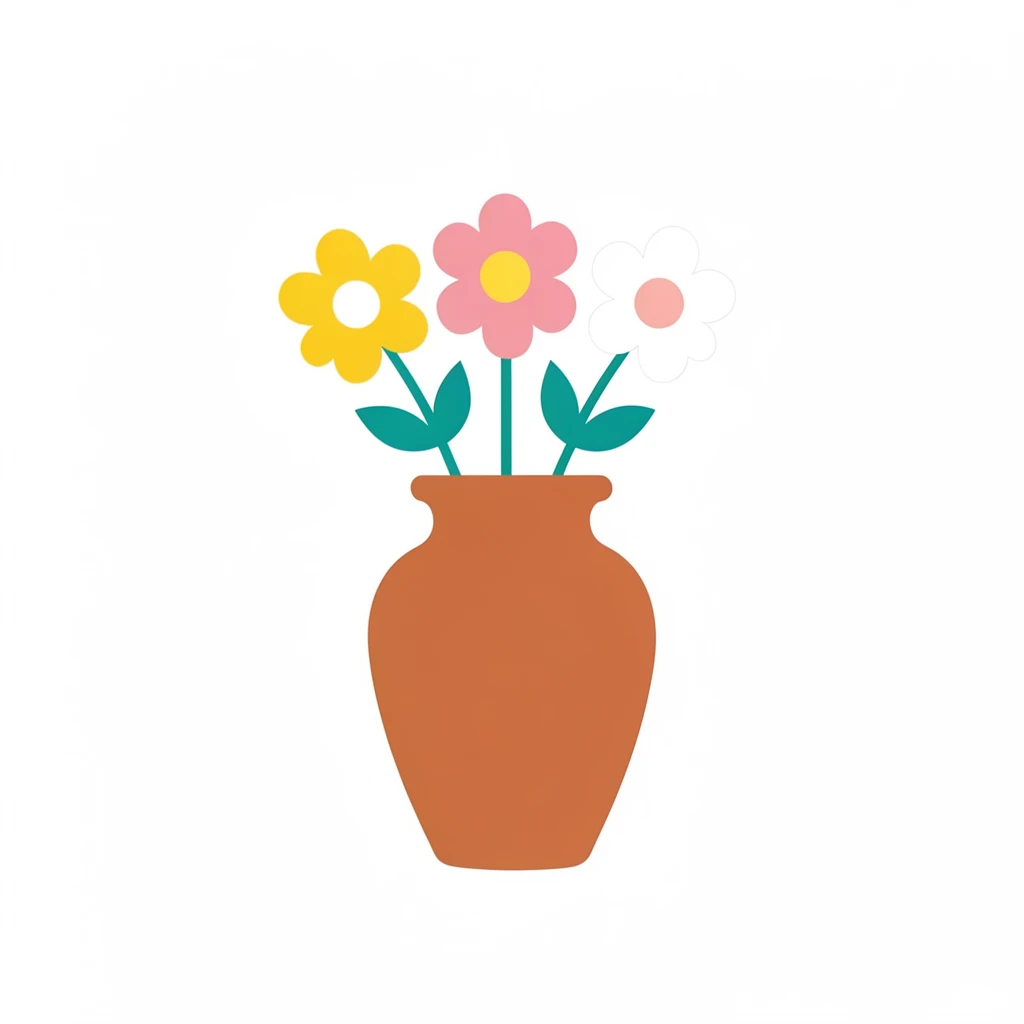 Flower vase. Add more details to the design.